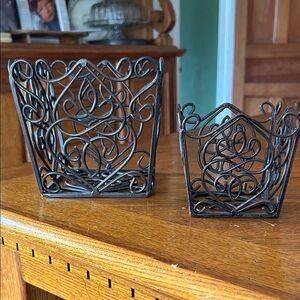 Southern Living at home Rosedale Metal Filigree “holders”